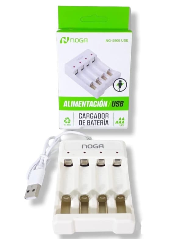 Cargador de pilas AA/AAA