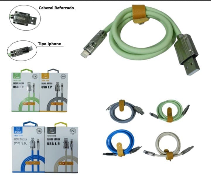 Cable IPhone usb reforzado 