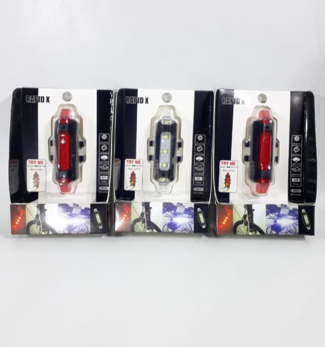 Luz trasera bici recargable 