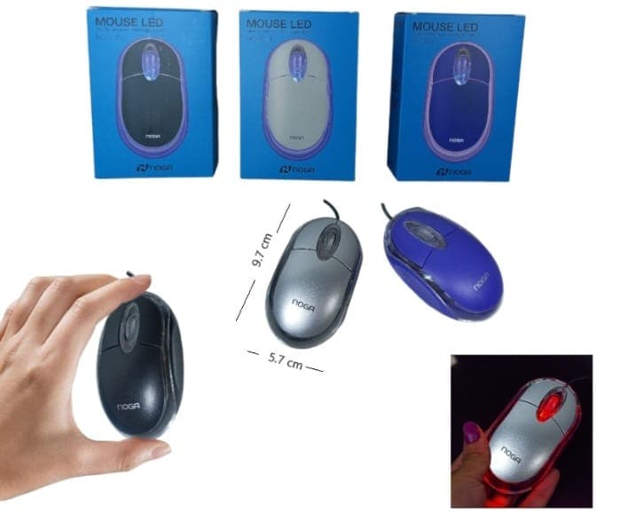 Mouse con cable 