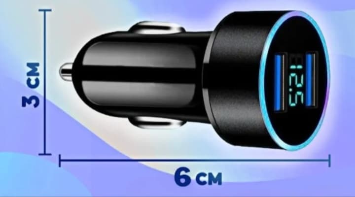 Cargador Auto 3.1 A Rápido 2 Salidas  Usb