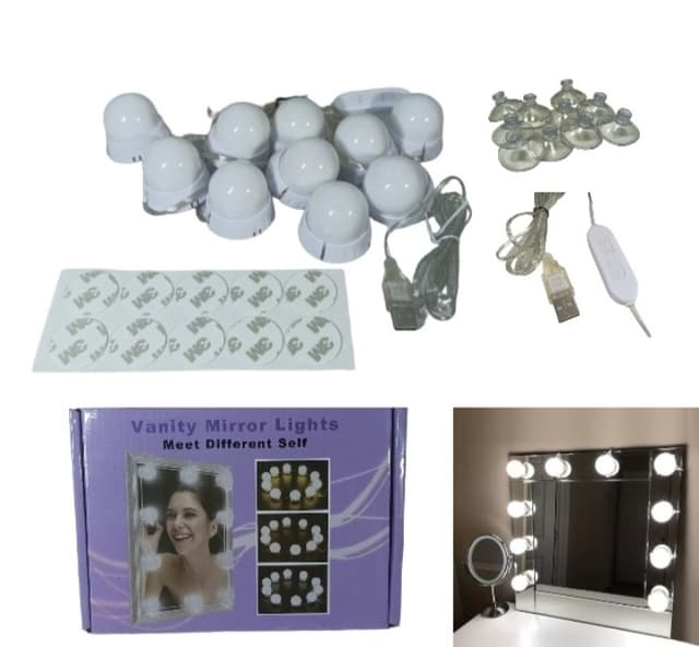 Focos para Espejo USB 