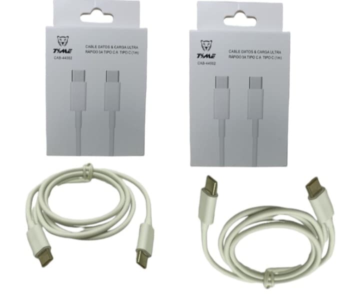 Cable tipo C a tipo C Time en caja 