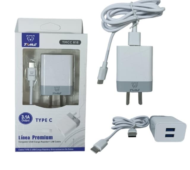 Cargador Tipo C Time 818