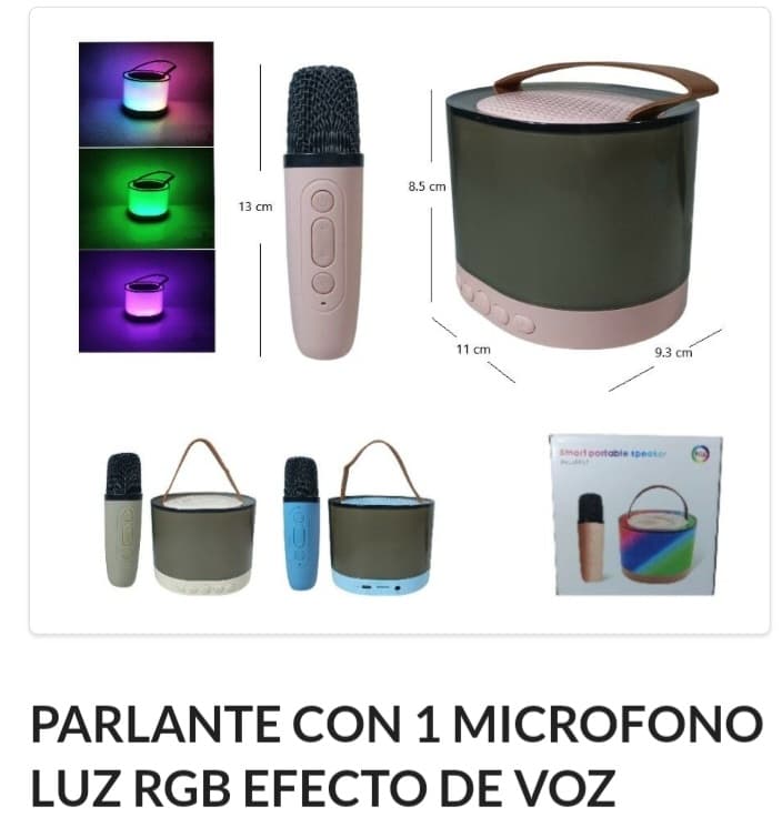 Set parlante Bluetooth c/ micrófono