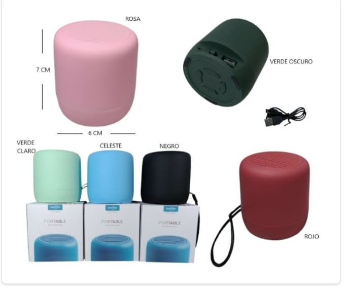 Parlante Bluetooth Tambor 