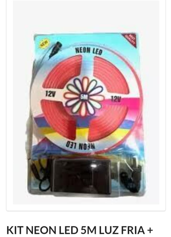 KIT NEON LED LUZ BLANCA FRIA 