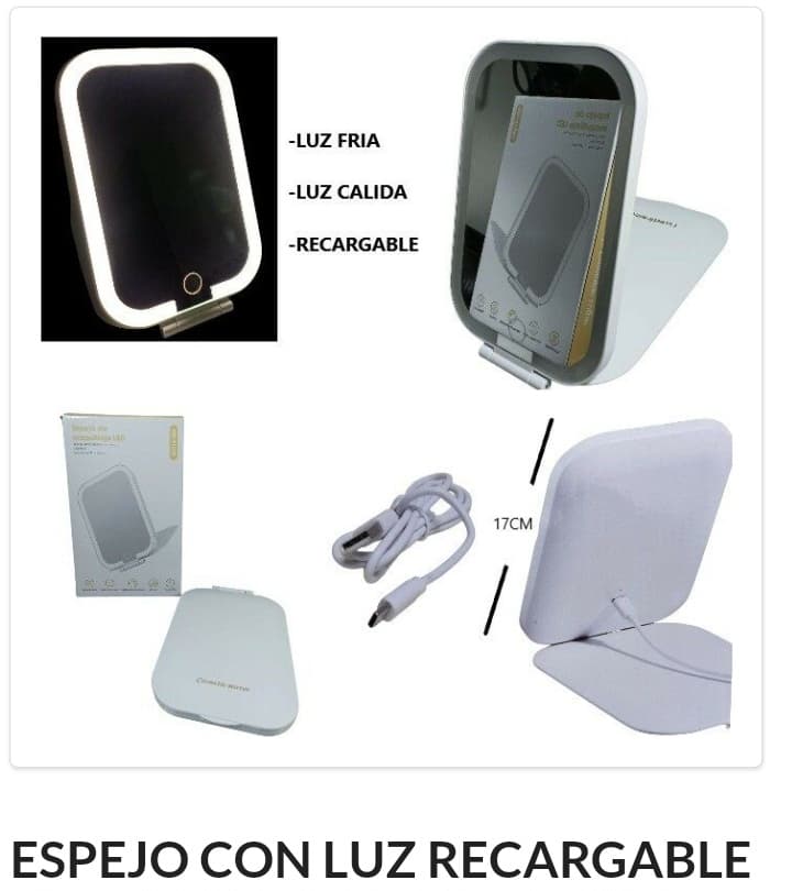 Espejo Led Recargable 