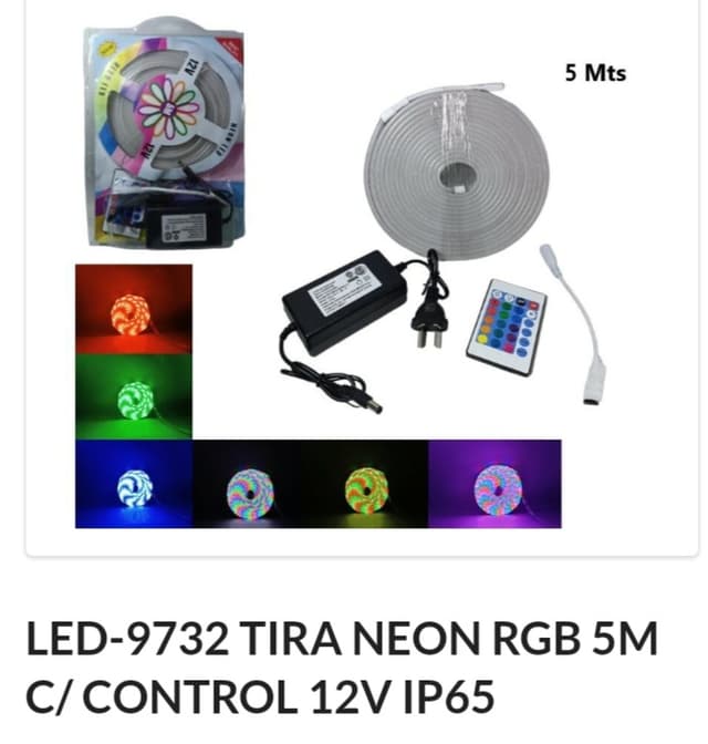 Kit Neon RGB 5M 