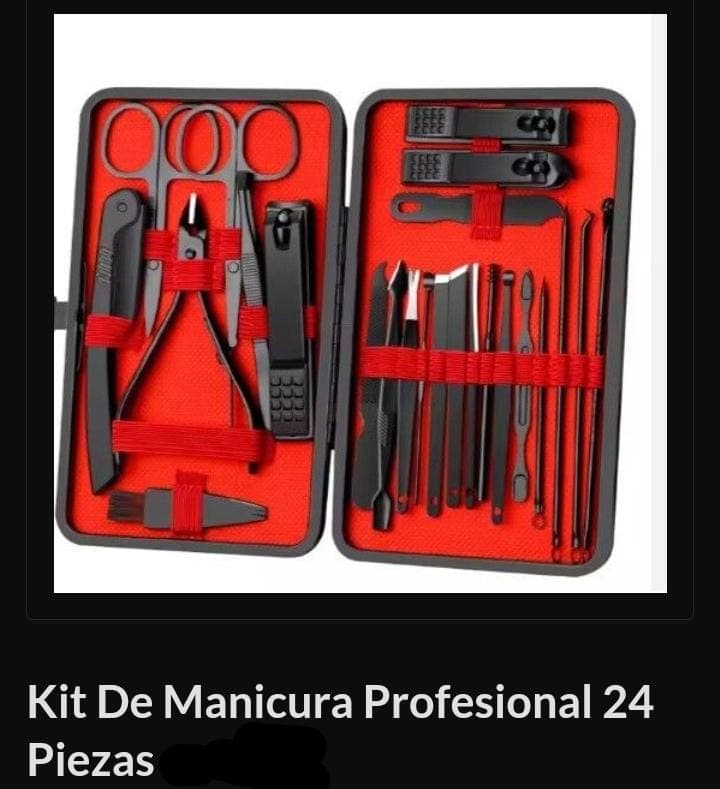Kit Manicura Profesional 24 piezas 