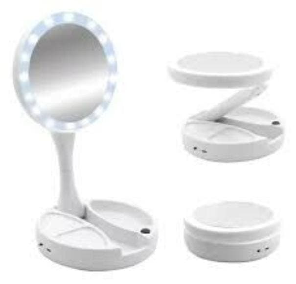 Espejo Led Recargable Maquillaje 