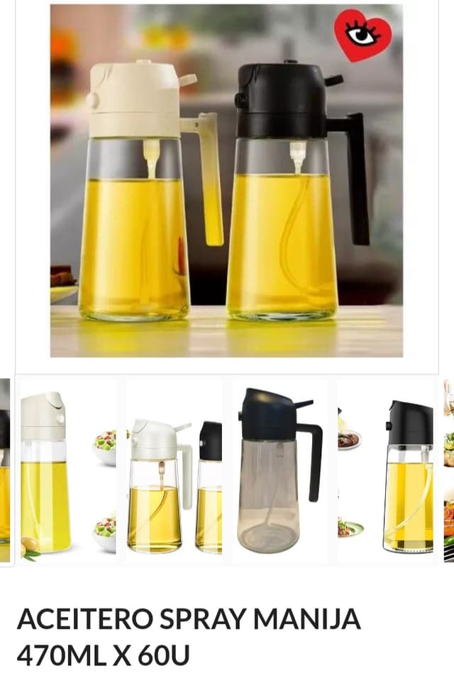 Aceitero 470ml manija spray 