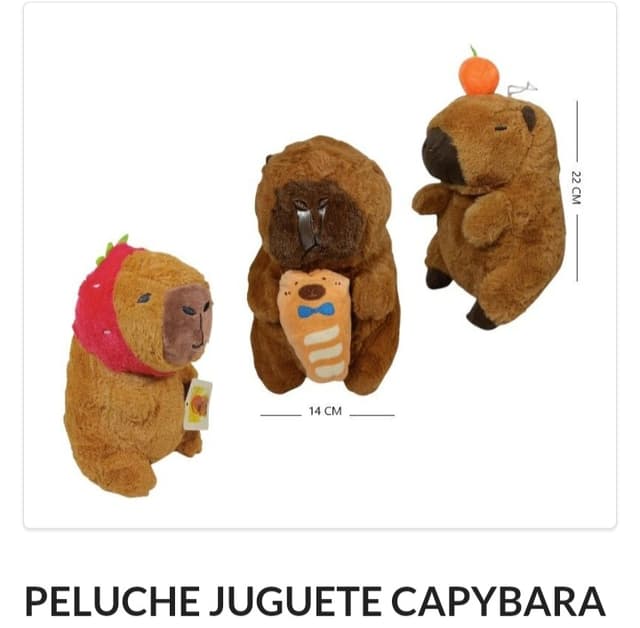 Peluche Capybara 