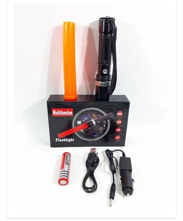 Linterna Recargable Multifuncion 