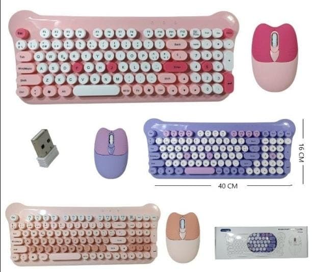 Set Teclado Inalambrico + Mouse