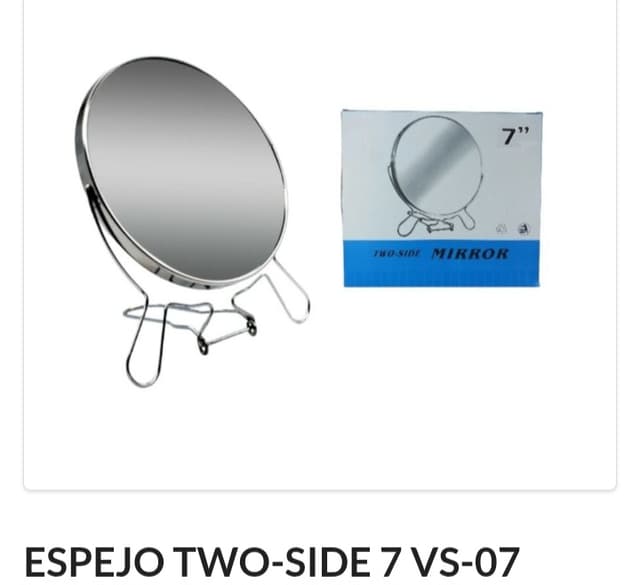 Espejo con zoom y soporte 