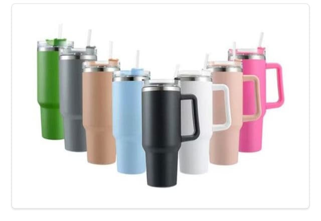 Termo 1 litro con manija solo rosa 