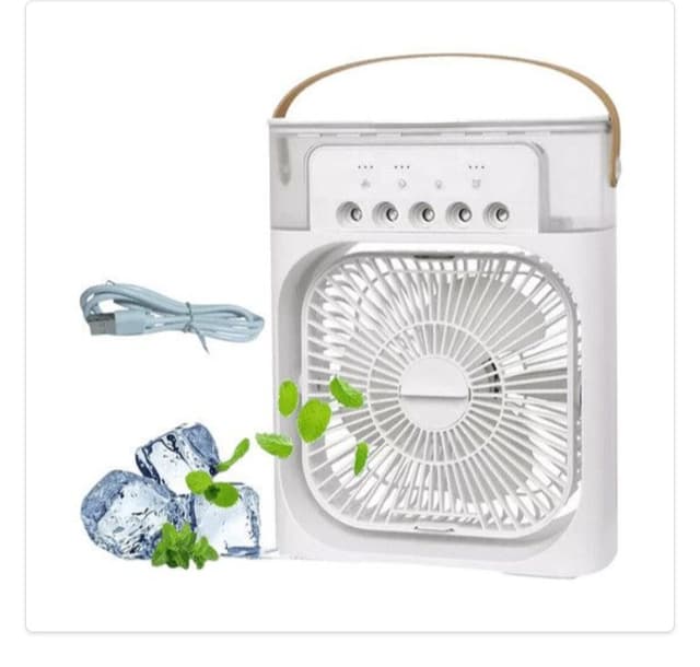 Ventilador Aire Frío USB Hielo 