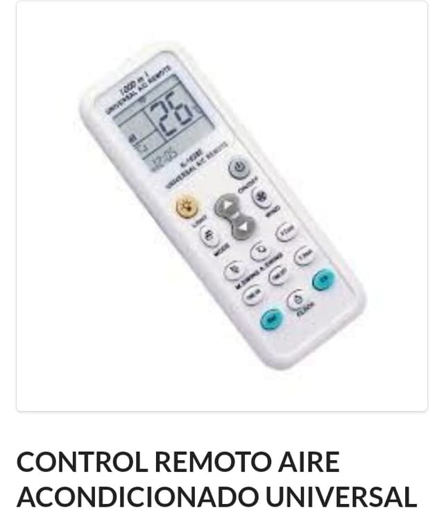 Control remoto Aire Acondicionado universal 