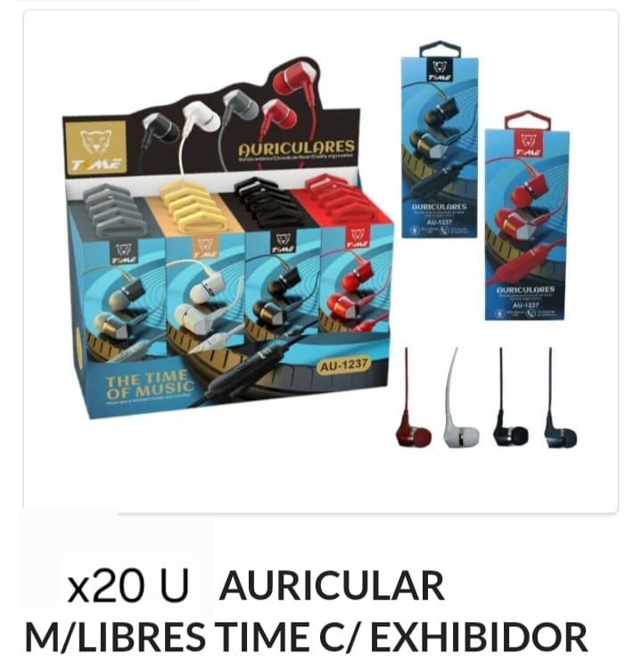 Auricular Time en cajita x20 U