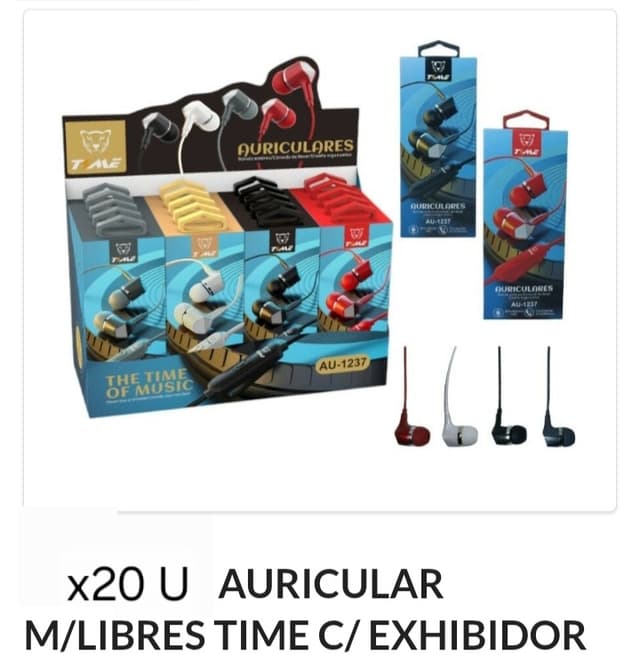 Auricular Time en cajita x20 U