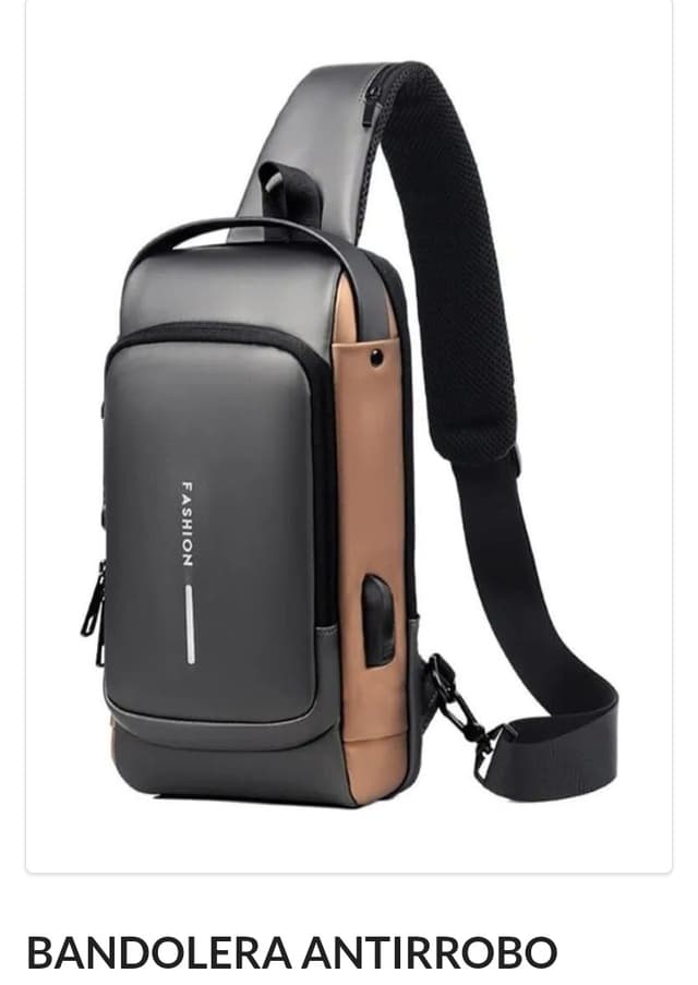 Bandolera Reforzada Antirrobo