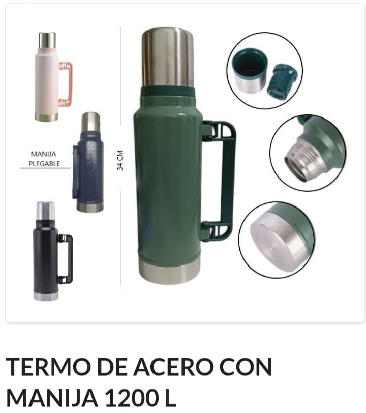 Termo Acero 1.2 litros 