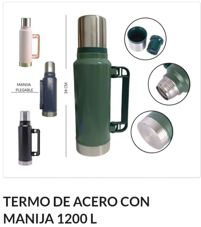 Termo Acero 1.2 litros 