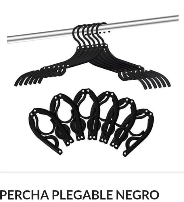 Percha plegable