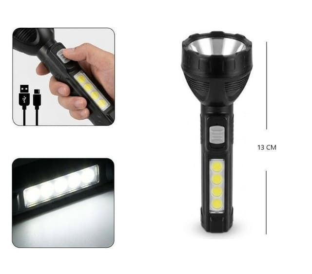 Linterna Recargable USB tipo C