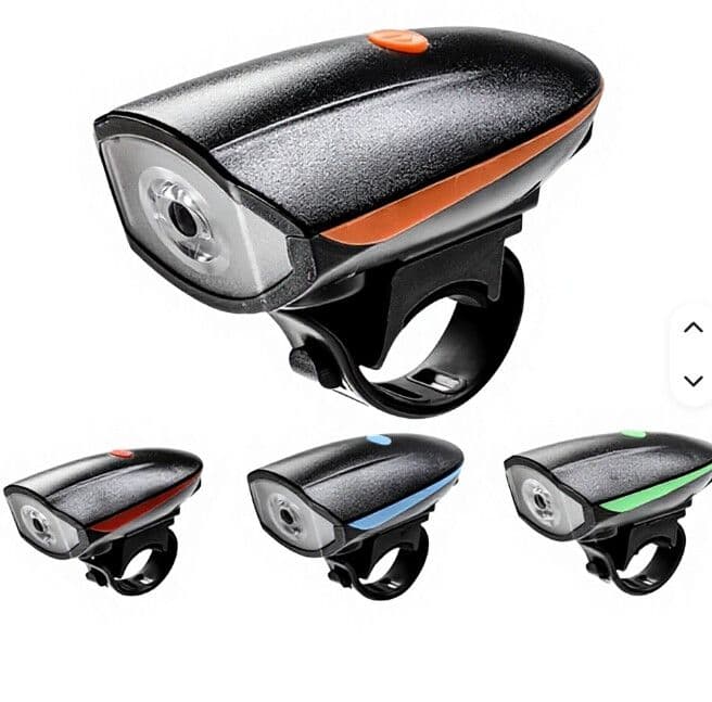  LUCES BICI USB RECARGABLE CON BOCINA