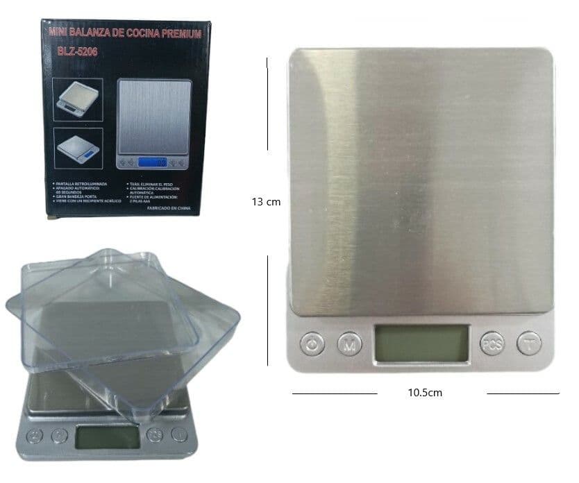 BALANZA DE COCINA 0.1-3000G