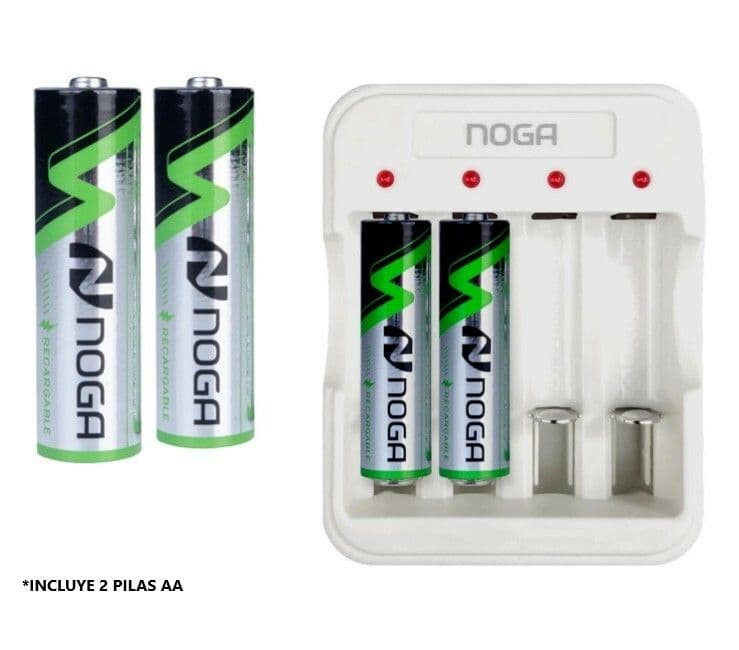 CARGADOR USB NOGA CON PILAS AA 2700MaH