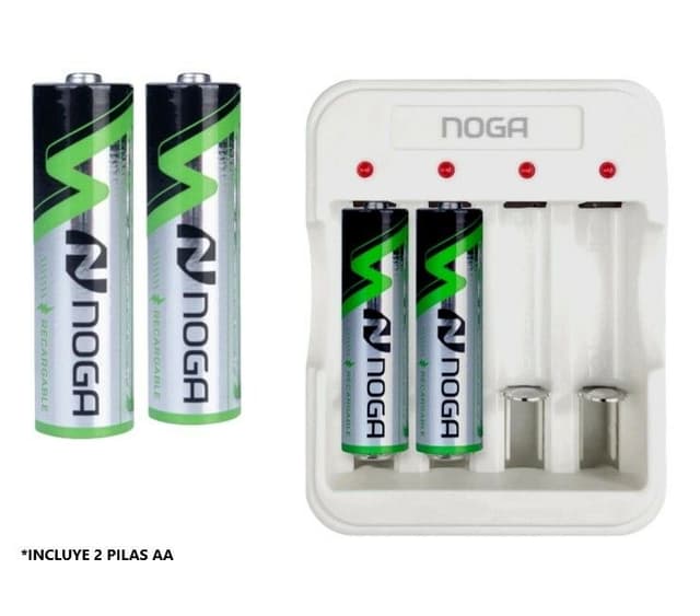 CARGADOR USB NOGA CON PILAS AA 2700MaH