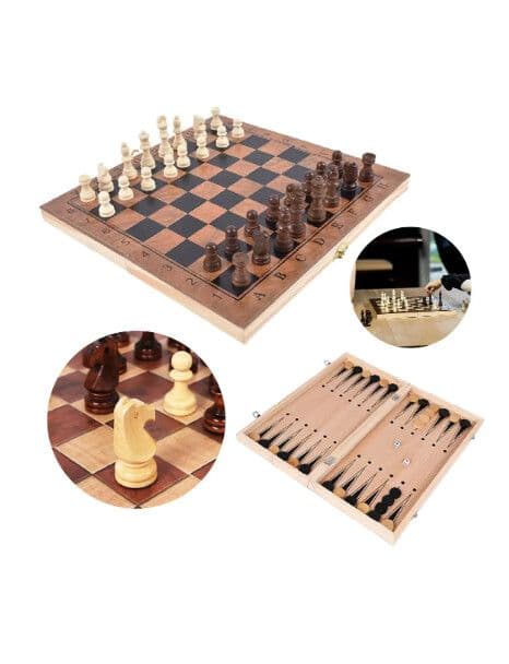 JUEGO AJEDREZ 3 EN 1