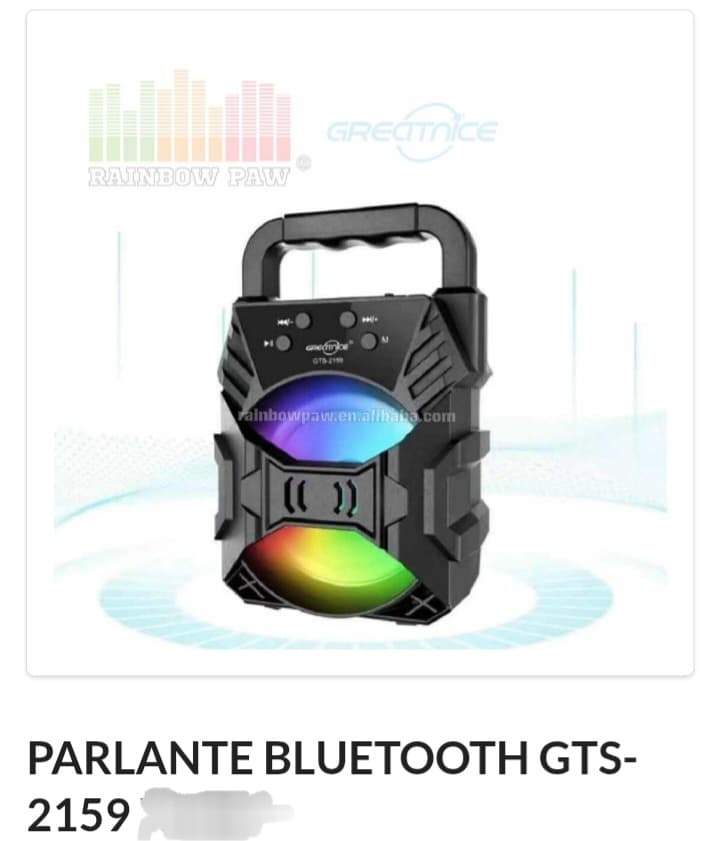 Parlante Bluetooth 4 pulgadas GTS 2159