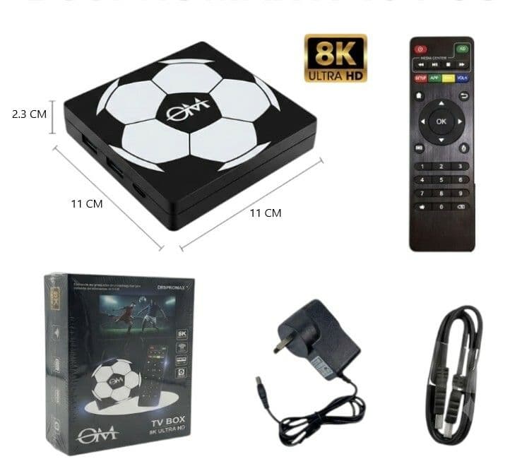TV BOX SMART 8K ANDROID 12.1